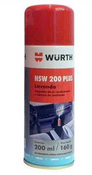 Limpa Ar Condicionado HSW Plus 200 Lavanda Soft 200ml - Wurth Limpa Ar Condicionado HSW Plus 200 Lavanda Soft 200ml - Wurth
