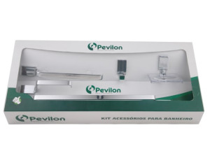  Kit Acessório Pevilon 5 pç aluminio 5730 - 