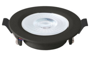 Spot Emb. Red. ABS+PC 6W Bi-Volt LED 3.000K - Preto - Blumenau  - 