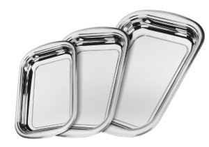 Jogo de Assadeiras Tramontina Cosmos em Aço Inox com 3 Peças - 