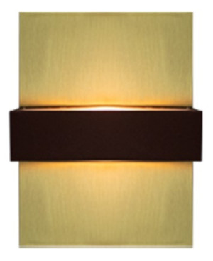 Arandela Buchen Facho Duplo - Preto Fosco - 