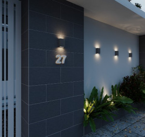 Arandela Fussen Fechada 10x13cm - Preto Texturizado Arandela Fussen Fechada 10x13cm - Preto Texturizado