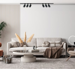 Spot p/ Trilho MR16 - Preto -Blumenau  - 