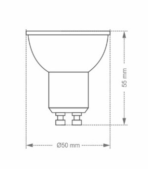 Lâmpada Led Taschibra MR16 TDL 20  3,5W 36º 24000K 11080517 Lâmpada Led Taschibra MR16 TDL 20  3,5W 36º 24000K 11080517