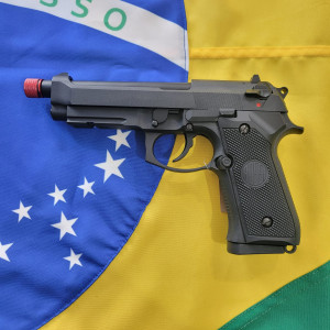 PISTOLA AIRSOFT ROSSI M92 GAS BLOW BACK 6MM CB415