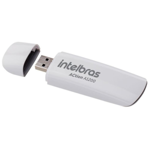 ADAPTADOR UBS DUAL BAND WIRELESS INTELBRAS ACTION AC1200