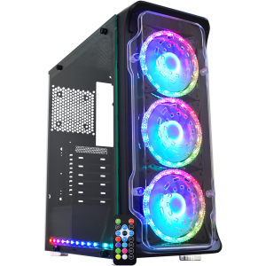 GABINETE GAMER KMEX CG-01FF SKYTROOPER C/ FANS + FITA ARGB
