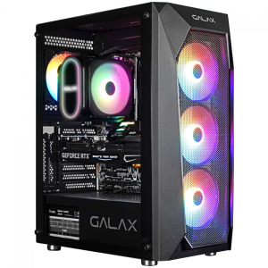 GABINETE GAMER GALAX REVOLUTION-05 PRETO LED RGB