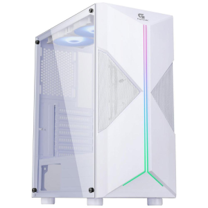 GABINETE GAMER FORTREK MID TOWER HOLT RGB BRANCO