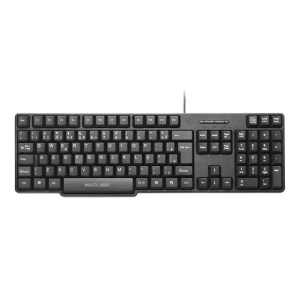 TECLADO MULTIMIDIA SLIM PS2 MULTILASER TC225 PRETO