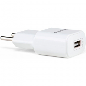 FONTE CARREGADOR CELULAR INTELBRAS USB 2.4A EC 1 FAST BRANCO