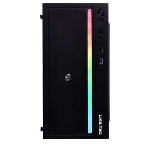 GABINETE GAMER CRAFT LIKETEC LED RGB PRETO