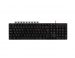 TECLADO MULTIMIDIA USB MAXPRINT 608054