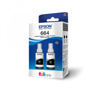 KIT REFIL DE TINTA EPSON 664 PRETO