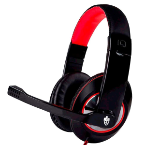 FONE/MICROFONE EVOLUT GAMER EG-302RD THARDUS P/CONSOLE PS4/XBOX ONE/PC