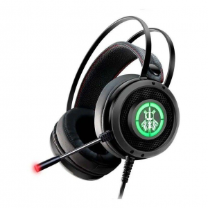 FONE HEADPHONE/MICROFONE GAMER KMEX AR50 PRETO/LED RGB