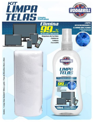KIT DE LIMPEZA DE TELA RODABRILL
