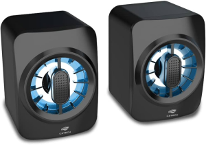 CAIXA DE SOM SPEAKER GAMER LED C3TECH 6W SP-L50BK USB/P2 PRETO