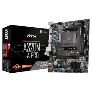 PLACA MAE PC AMD MSI A320M-A PRO AM4 RYZEN