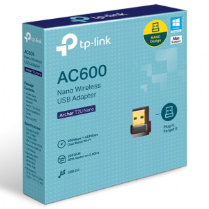 ADAPTADOR USB WIRELESS TP-LINK ARCHER T2U NANO