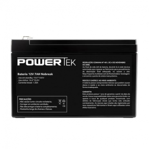 BATERIA NOBREAK/ALARME POWERTEK 12V 7,2AH