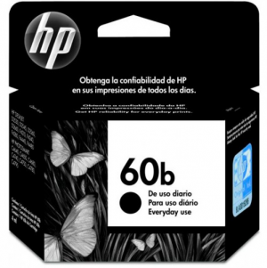 CARTUCHO ORIGINAL HP 60B BLACK 4,5ML