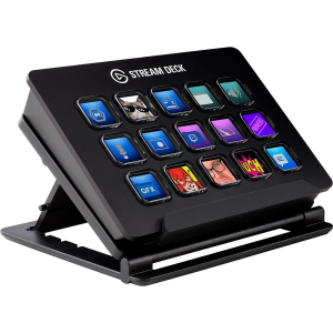 STREAM DECK ELGATO MEDIO 15 TECLAS PERSONALIZAVEIS DE LCD USB INTEGRADO 10GAA9901 PRETO