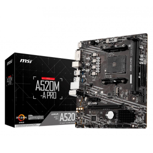 PLACA MAE PC AMD MSI A520M-A PRO AM4 RYZEN