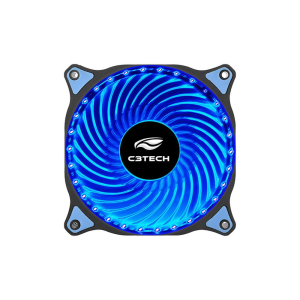 COOLER GABINETE FAN 120MM C3TECH F7-L130BL 30 LEDS AZUL