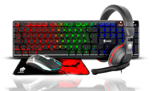 KIT GAMER TECLADO/MOUSE/FONE/MOUSEPAD EVOLUT EG-54 EVOLUT STARTER