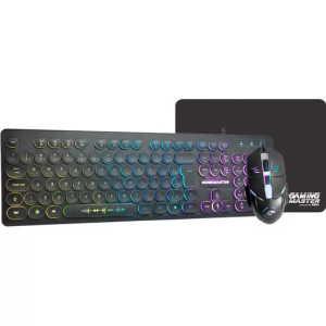 KIT GAMER TECLADO/MOUSE/MOUSEPAD K-MEX KM76+MOD7+FX-X2418 PRETO