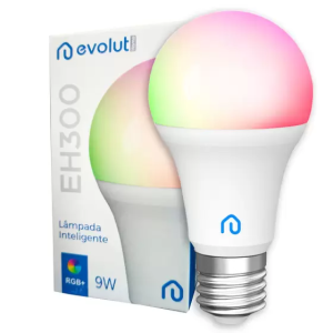 LAMPADA INTELIGENTE RGB EVOLUT 9W EH-300 SMART HOME