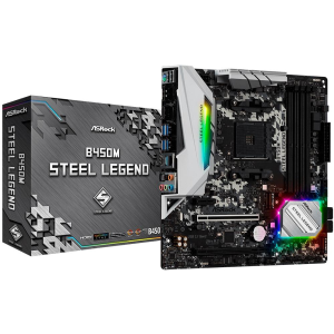 PLACA MAE ASROCK B450M STEEL LEGEND DDR4 MATX SOCKET AM4