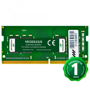 MEMORIA DDR4 8GB 2666MHZ MACROVIP MV26S19/8 P/ NOTEBOOK