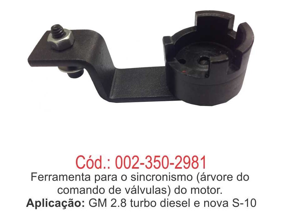 Ferramenta para Sincronismo da Árvore de Comando de Válvulas Motor GM-CR 298- CR Ferramentas