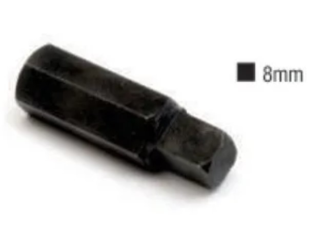 Chave com Ponta Quadrada de 8mm Sextavado com Encaixe de 12mm- CR 271 Chave com Ponta Quadrada de 8mm Sextavado com Encaixe de 12mm- CR 271