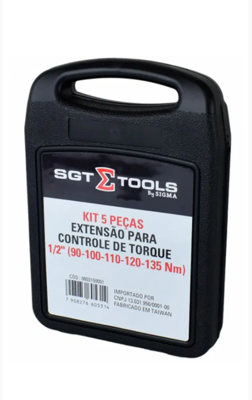 Kit para Controle de Torque 1/2 (5pcs) Torque de 90nm - 100nm-110nm-120nm-130nm