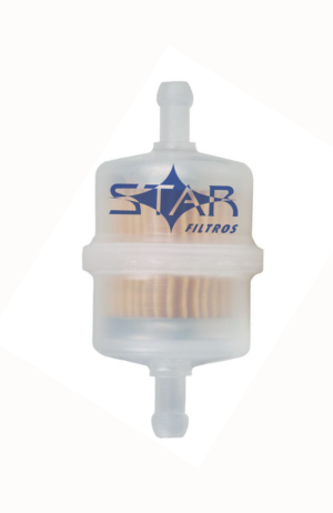 Filtro Para Motos  e Partida Rápida à Gasolina Mini  Transparente- Star BM 3000-T - Filtro Para Motos e Partida Rápida à Gasolina Mini Transparente- Star BM 3000-T
