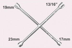 Chave tipo cruz 17,19,13/16,23 (450mm) - 