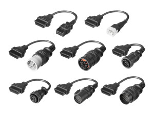 Kit Diesel Pesado e Leve - Conjunto acessório de cabos adaptadores e cartões para habilitação de licenças - Raven 108810 -