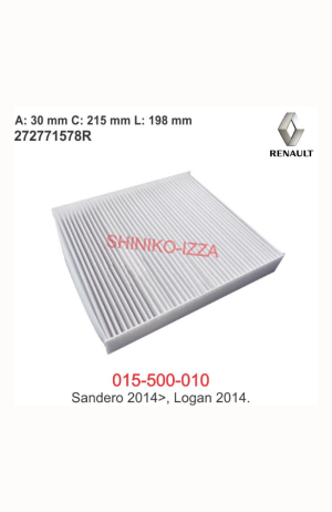 Filtro de Cabine do Ar Condicionado Logan e  Sandero 2014 - Filtro de Cabine do Ar Condicionado Logan e Sandero 2014 2