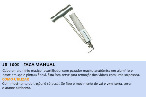 Cortador Manual do Adesivo Para-brisa - JB 1005 -