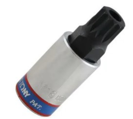 Soquete Especial Multidentado com Guia para Bujão de Óleo de Câmbio 16mm Encaixe 1/2