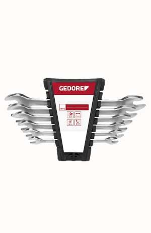 Jogo de Chaves Fixa- 6 A 22   com 8 Peças- Gedore Red