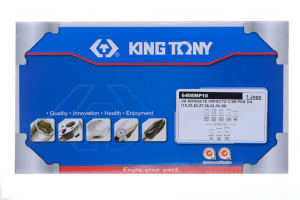 Jogo de Soquete de Impacto Curto Encaixe 3/4