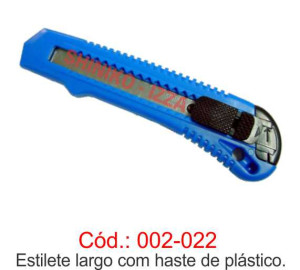 Estilete Largo Com Haste De plástico -