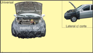 Capa Protetora Frontal com Imã e Corte para Paralama. - Capa Protetora Frontal com Imã e Corte para Paralama