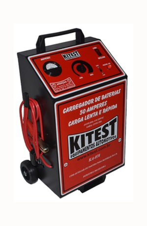 Carregador de Bateria Analógico Lento e Rápido 50A com Auxiliar de Partida- KA 078