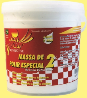 Massa para Polir  nº 2  -  4 Kg -  Sun Car - Massa para Polir nº 2 SK-106 4 Kg.