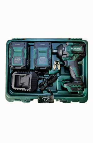 Chave de Impacto à Bateria 3,4'' com Maleta, 2 Baterias e Carregador - 